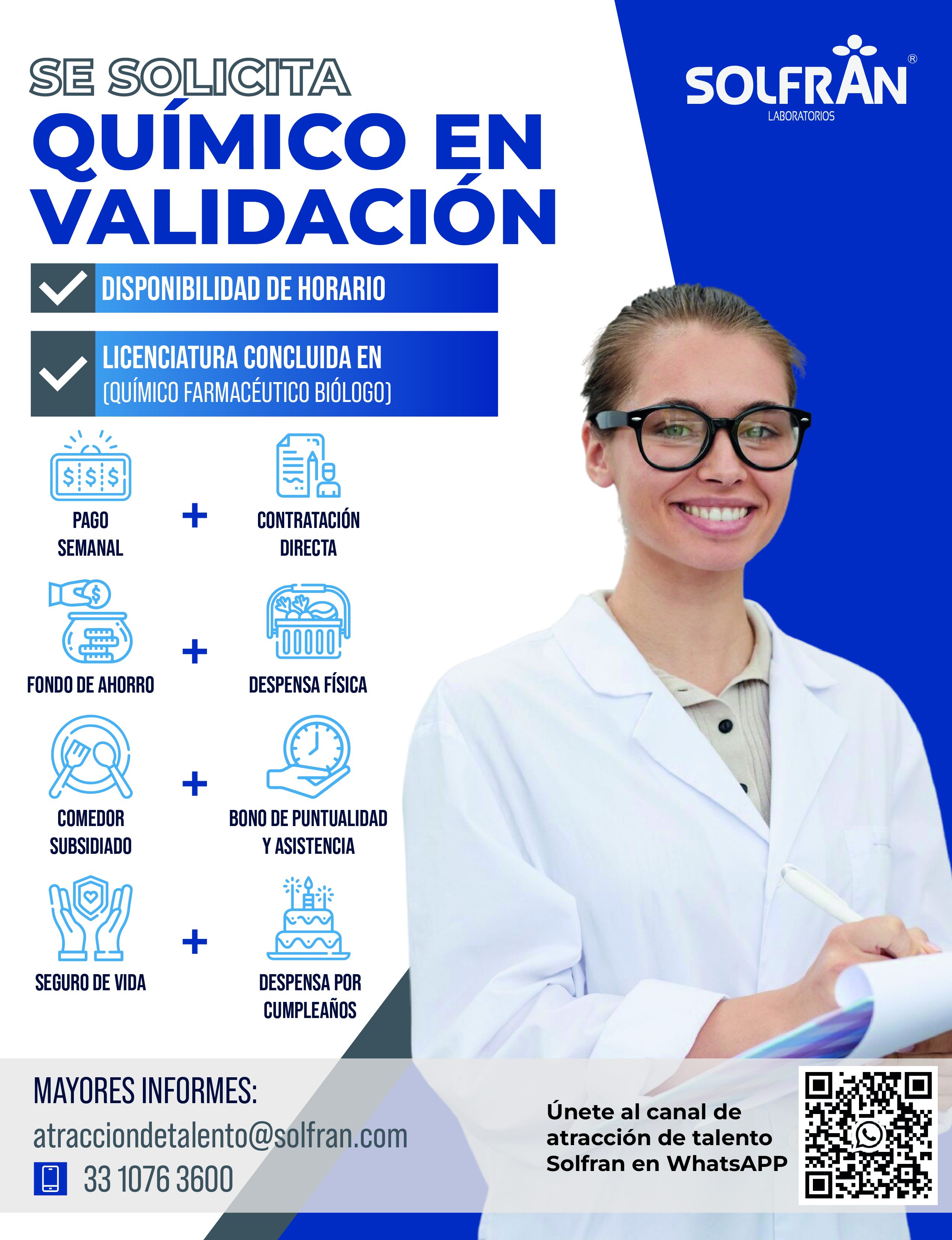 Químico en Validación